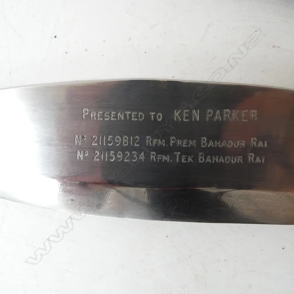 GURKHA ARMY ISSUE KUKRI KNIFE & LEATHER SCABBARD L.420mm Image 1++