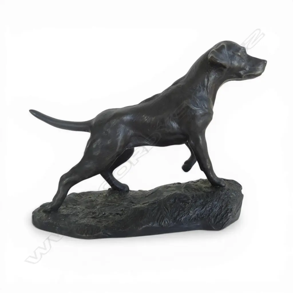 BRONZED RESIN LABRADOR H.120mm Image 1++