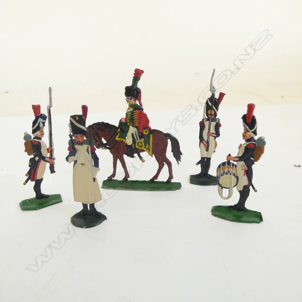 43 GERMAN MADE HENRICHSHEN MINIATURE NAPOLEONIC TIN FLATS  Image 1++