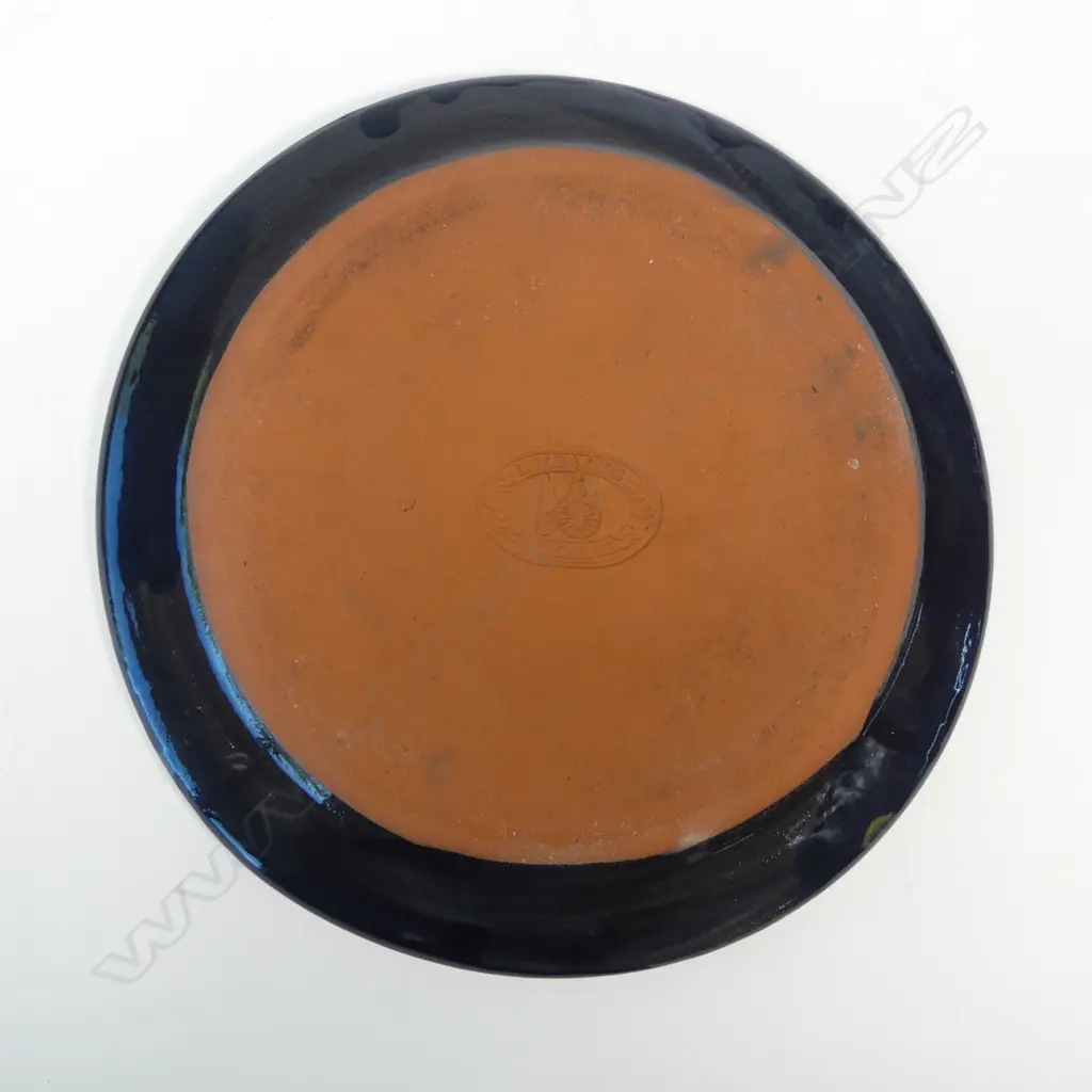 MORRIS & JAMES KORU HAND PAINTED CERAMIC PLATER, DIA.290mm Image 1++