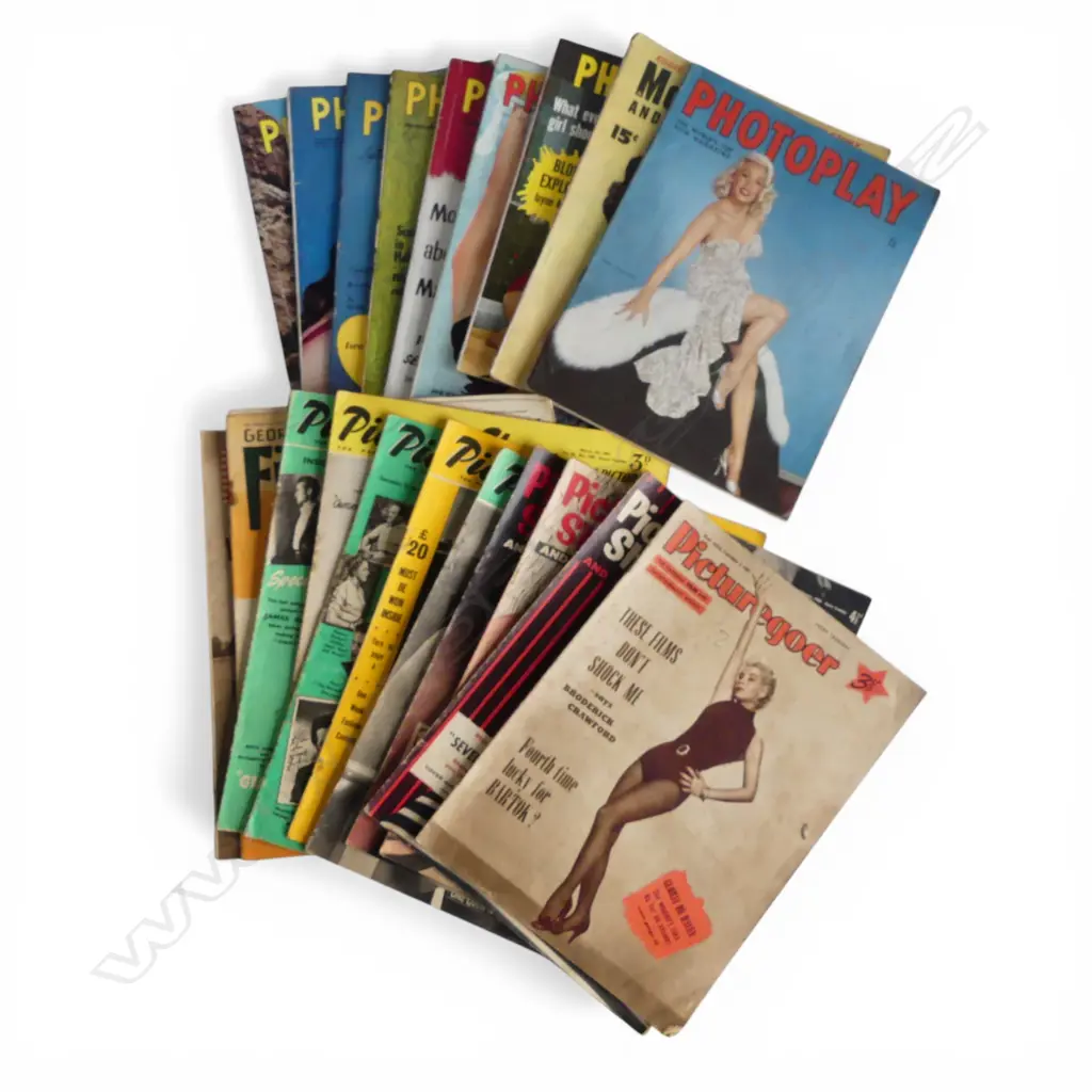 1950s MOVIE MAGAZINES; PHOTOPLAY & PICTUREGOER Image 1++