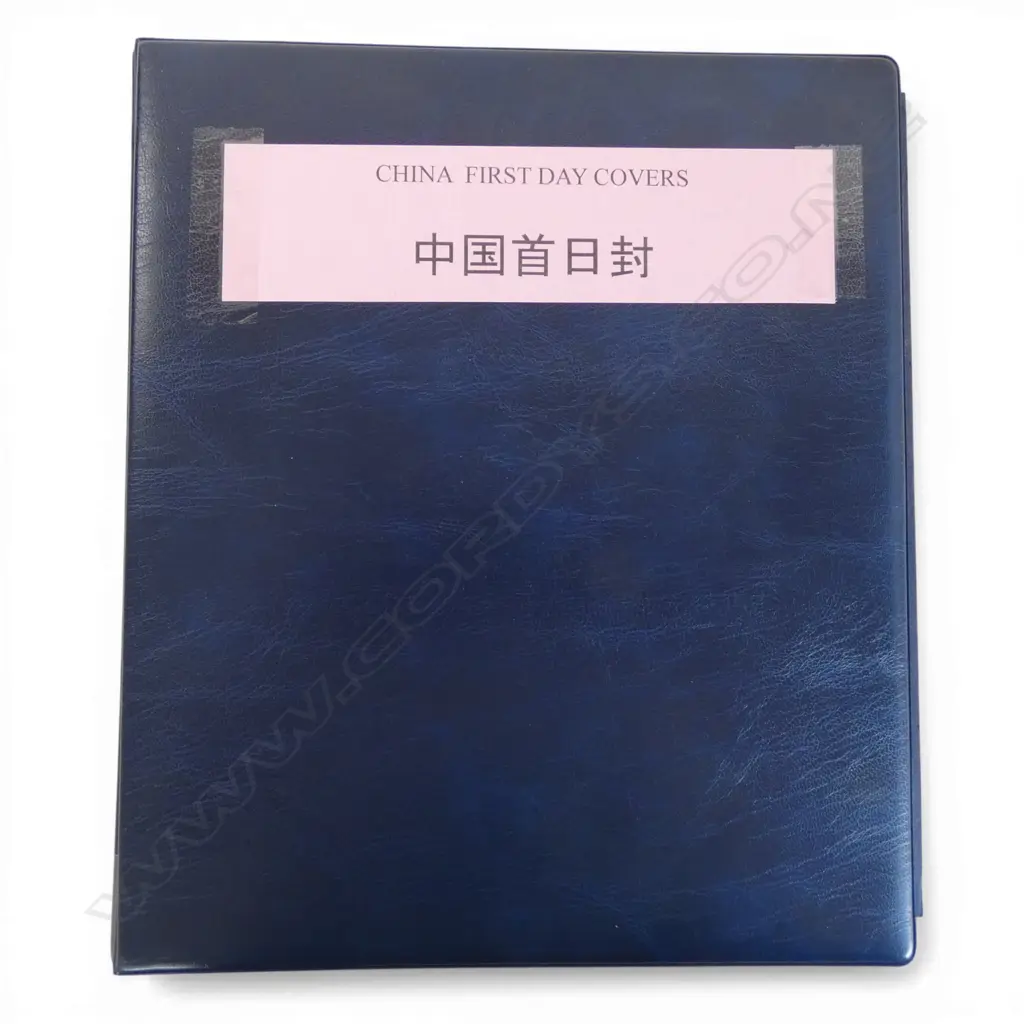 COLLECTION OF 90 CHINA FIRST DAY COVERS IN ALBUM  Image 1++
