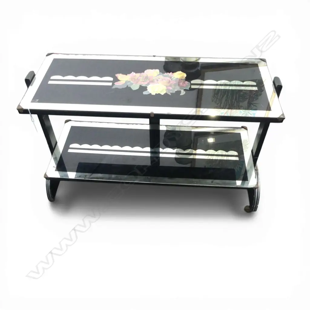DECO MIRRORED TABLE (FOLDS FLAT INTO SCREEN) 810x310x580mm Image 1++