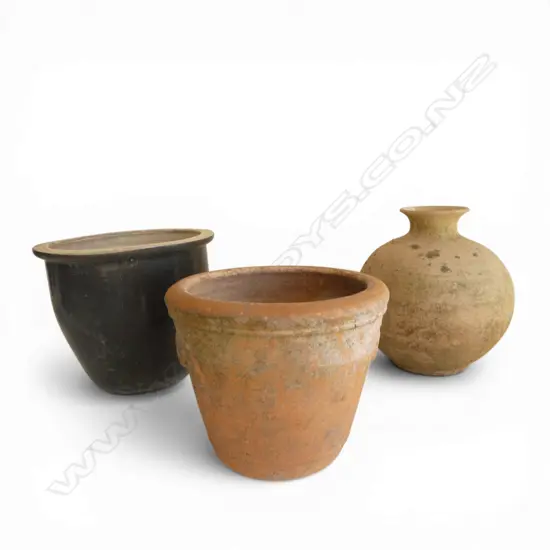 3 GARDEN POTS H.250mm