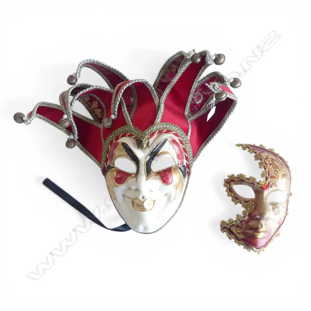 2 VENETIAN MASKS Image 1++