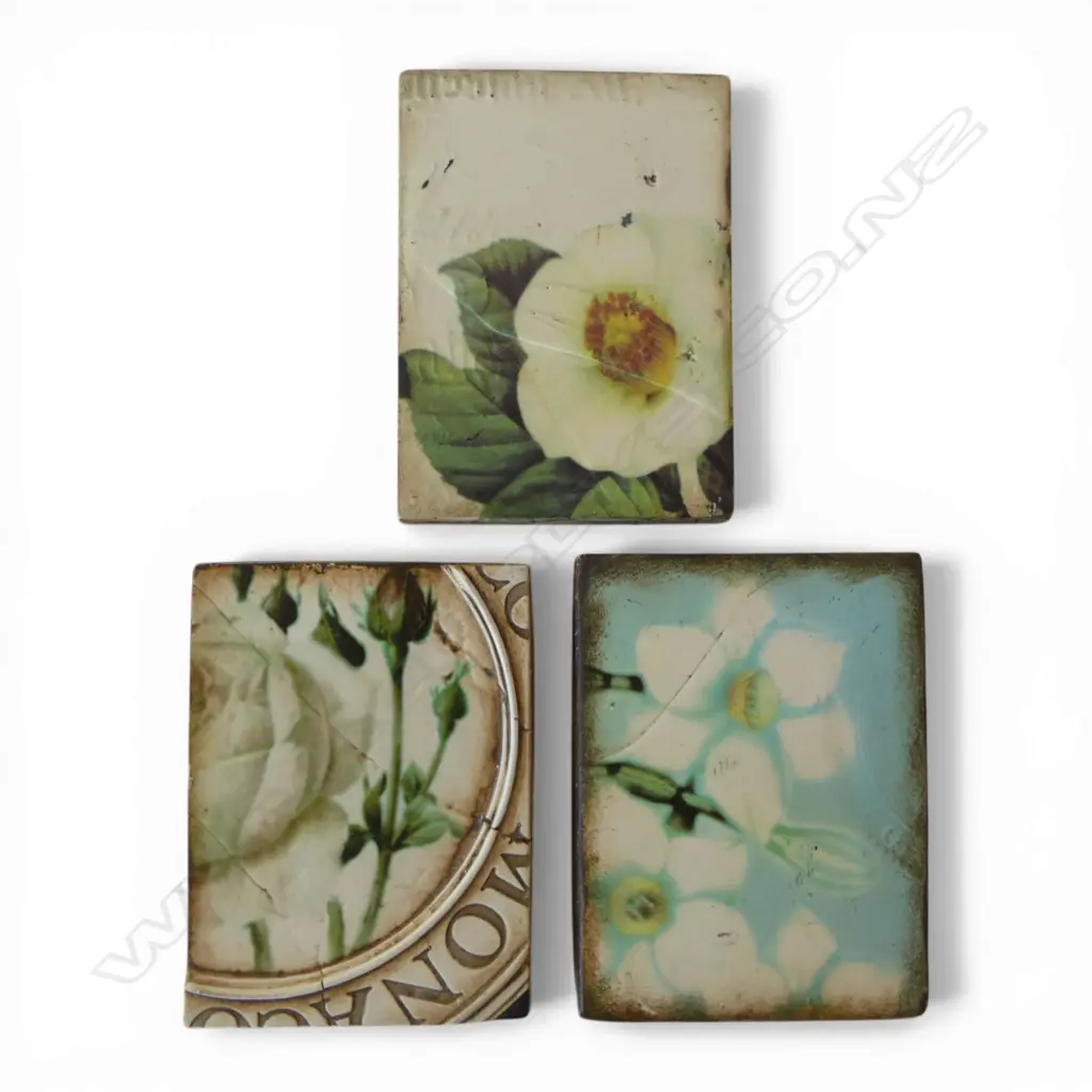 3 SID DICKENS MEMORY BLOCK TILES 200x150mm Image 1++