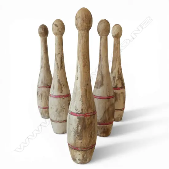 6 VINTAGE PINS H.455mm