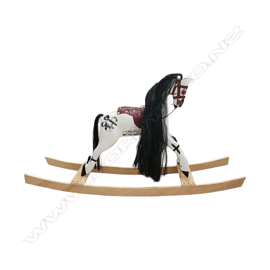 WOODEN ROCKING HORSE 510 x 800 mm Image 1++