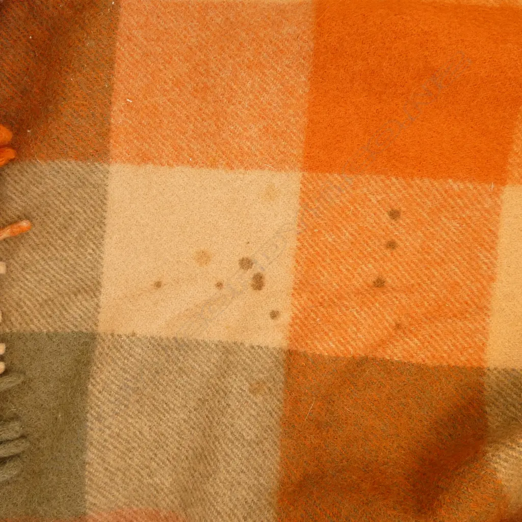 ONEHUNGA WOOL BLANKET, a few small marks Image 1++