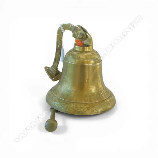 GOLD METAL WALL MOUNTED BELL H.350mm