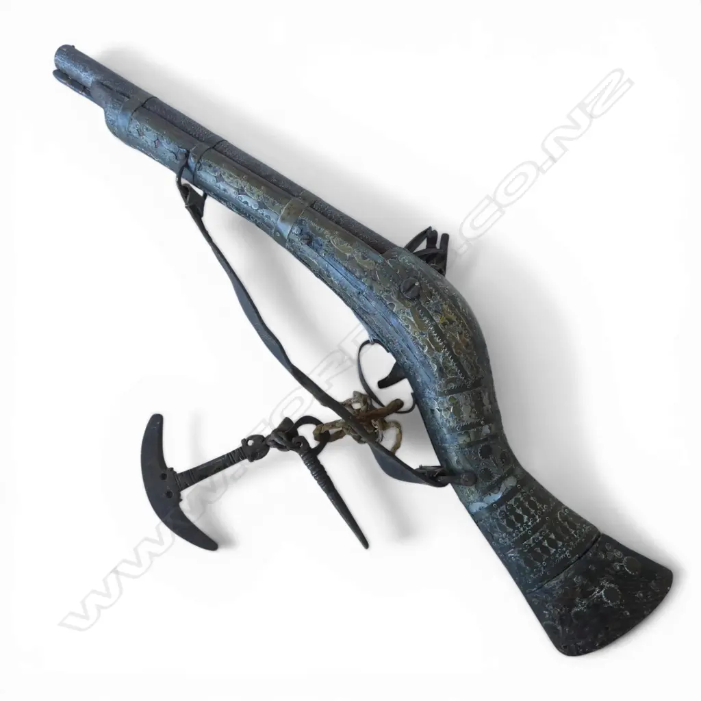 MIDDLE EASTERN FLINT LOCK GUN L.590mm Image 1++