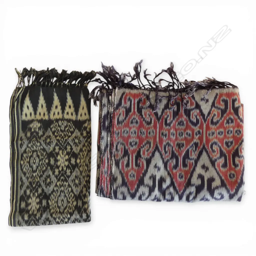 2 IKAT FABRICS LARGEST 2.9x1.85M Image 1++