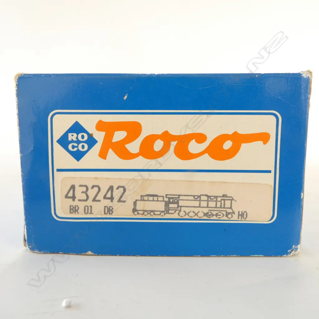 BOXED ROCO HO DB STEAM LOCOMOTIVE & TENDER 01 128 43242 Image 1++