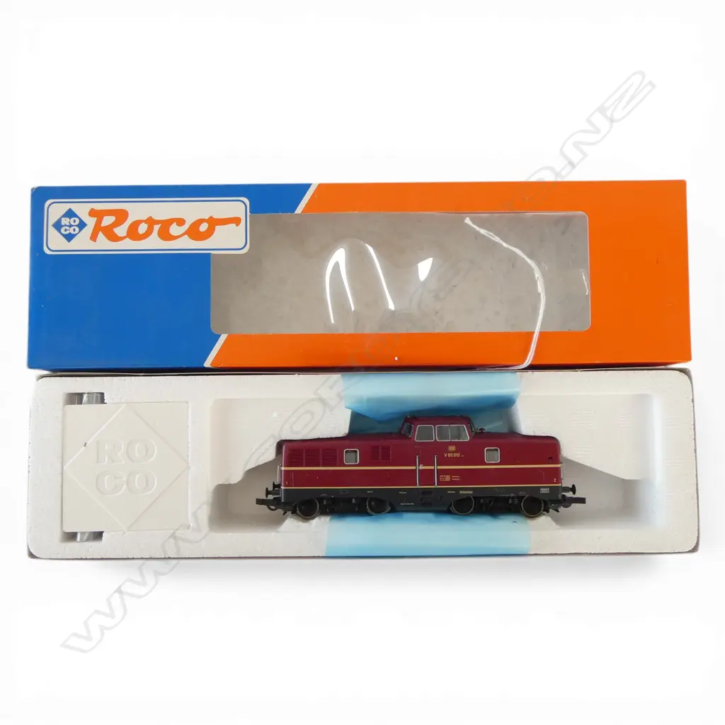 BOXED ROCO HO DB DIESEL LOCOMOTICE V80 01063381 Image 1++