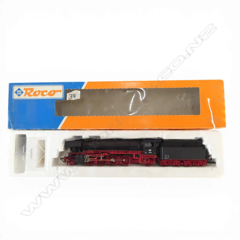 BOXED ROCO HO DB STEAM LOCOMOTIVE & TENDER 41 018 43244 Image 1++