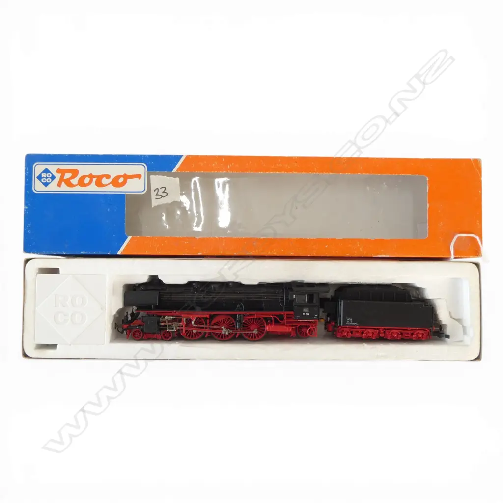 BOXED ROCO HO DB STEAM LOCOMOTIVE & TENDER 01 234 43240 Image 1++