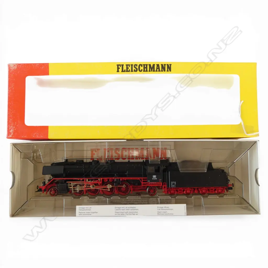 BOXED FLEISHMANN HO DB STEAM LOCOMOTIVE & TENDER 51270 4130 Image 1++