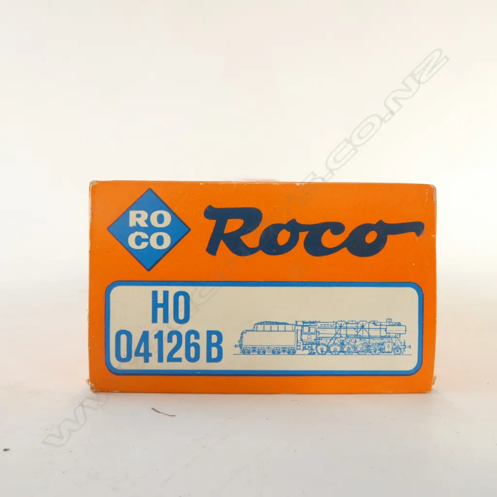 BOXED ROCO HO DB STEAM LOCOMOTIVE & TENDER BR 44 1651 04126B Image 1++