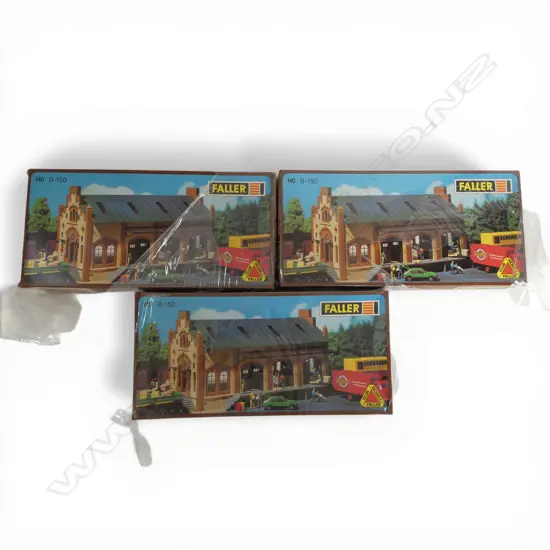 3 BOXED FALLER HO MODEL B-150 KITS