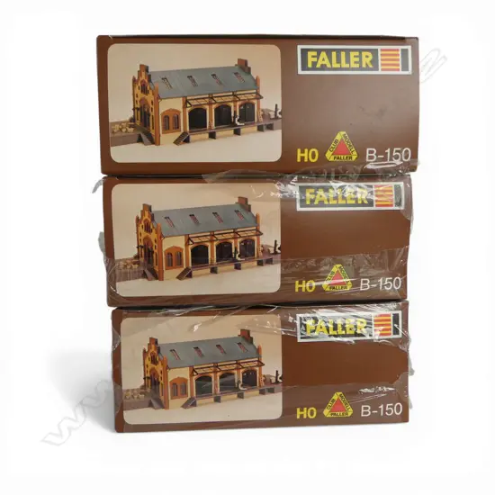 3 BOXED FALLER HO MODEL B-150 KITS