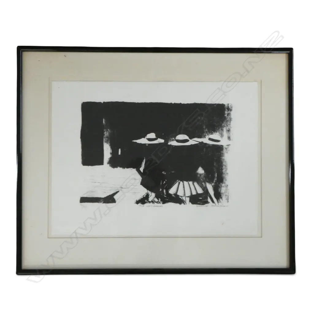 CHARLES BLACKMAN 'THE LOITERERS' LITHOGRAPH, ED. 78/90 385 x 515mm Image 1++