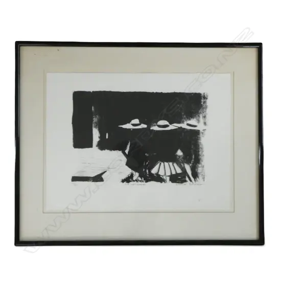 CHARLES BLACKMAN 'THE LOITERERS' LITHOGRAPH, ED. 78/90 385 x 515mm