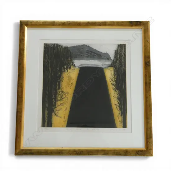 PERRY DAVIES, FLYING DOWN TO PIO PIO, COLOURED ETCHING. 19/45, 450 X 440MM