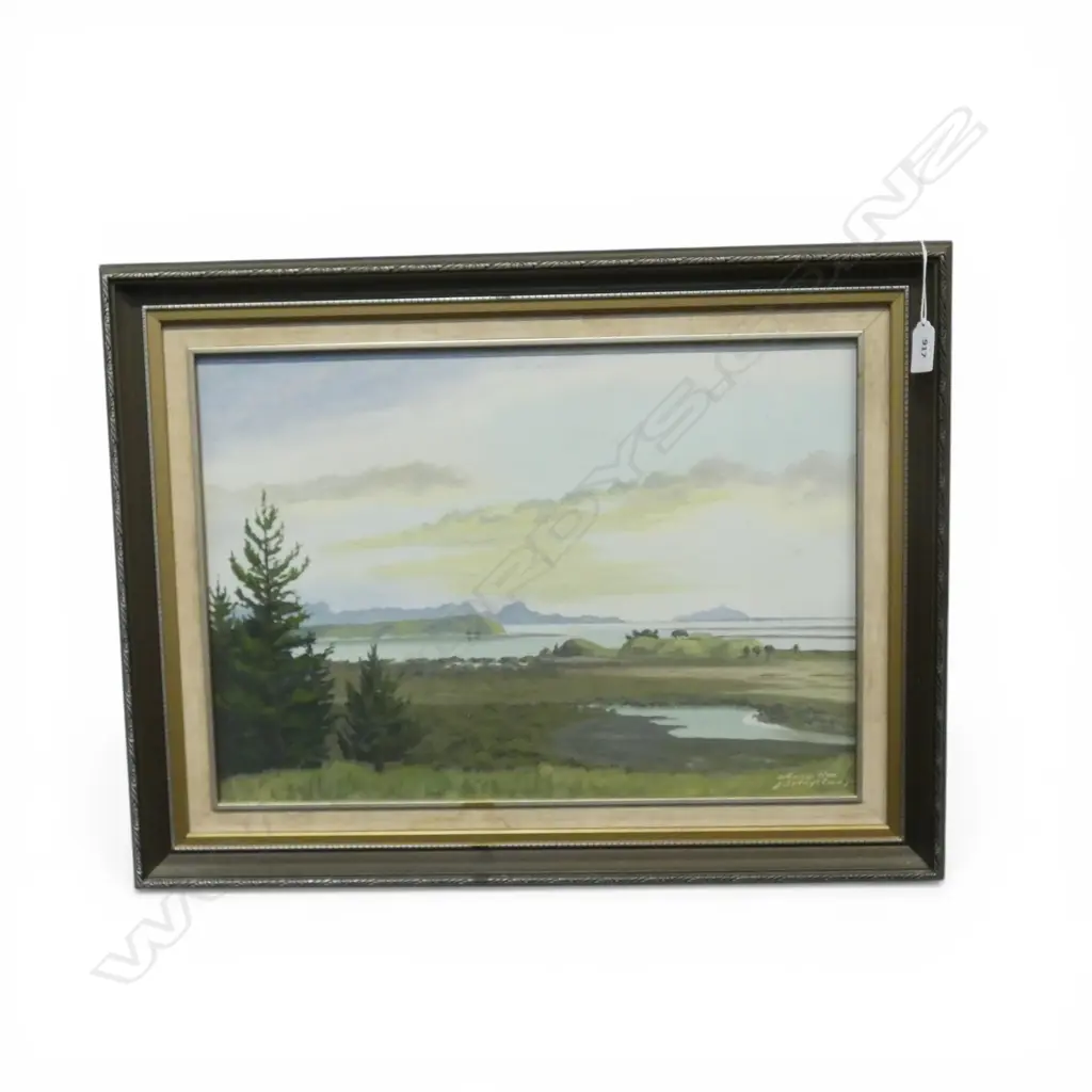 J. R. MAYCLAIR JNR. 'WHANGAREI HEADS' OIL ON BOARD 335x475mm Image 1++