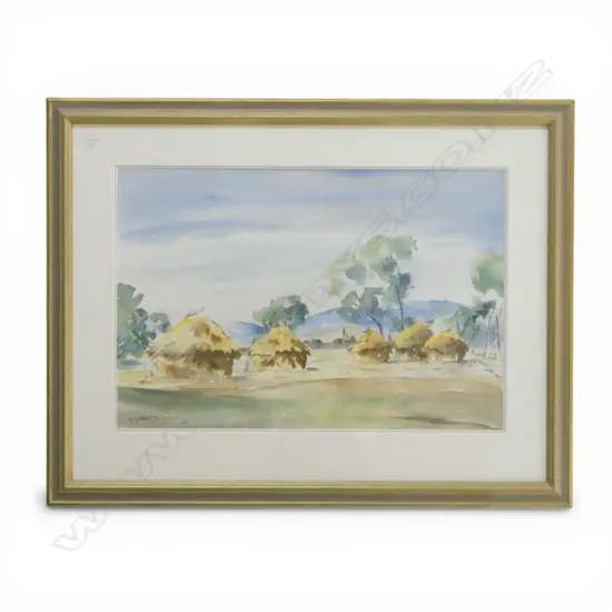 S. CHATTERTON, O'CONNOR'S FIVE STACKS APPLEBY, NELSON 1972, WATERCOLOUR, 340x510mm