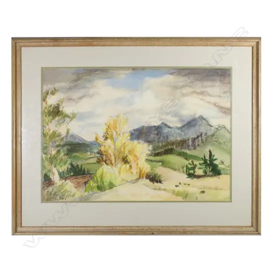 Elise Mourant (1921-1990) 'Pirongia Mountain',