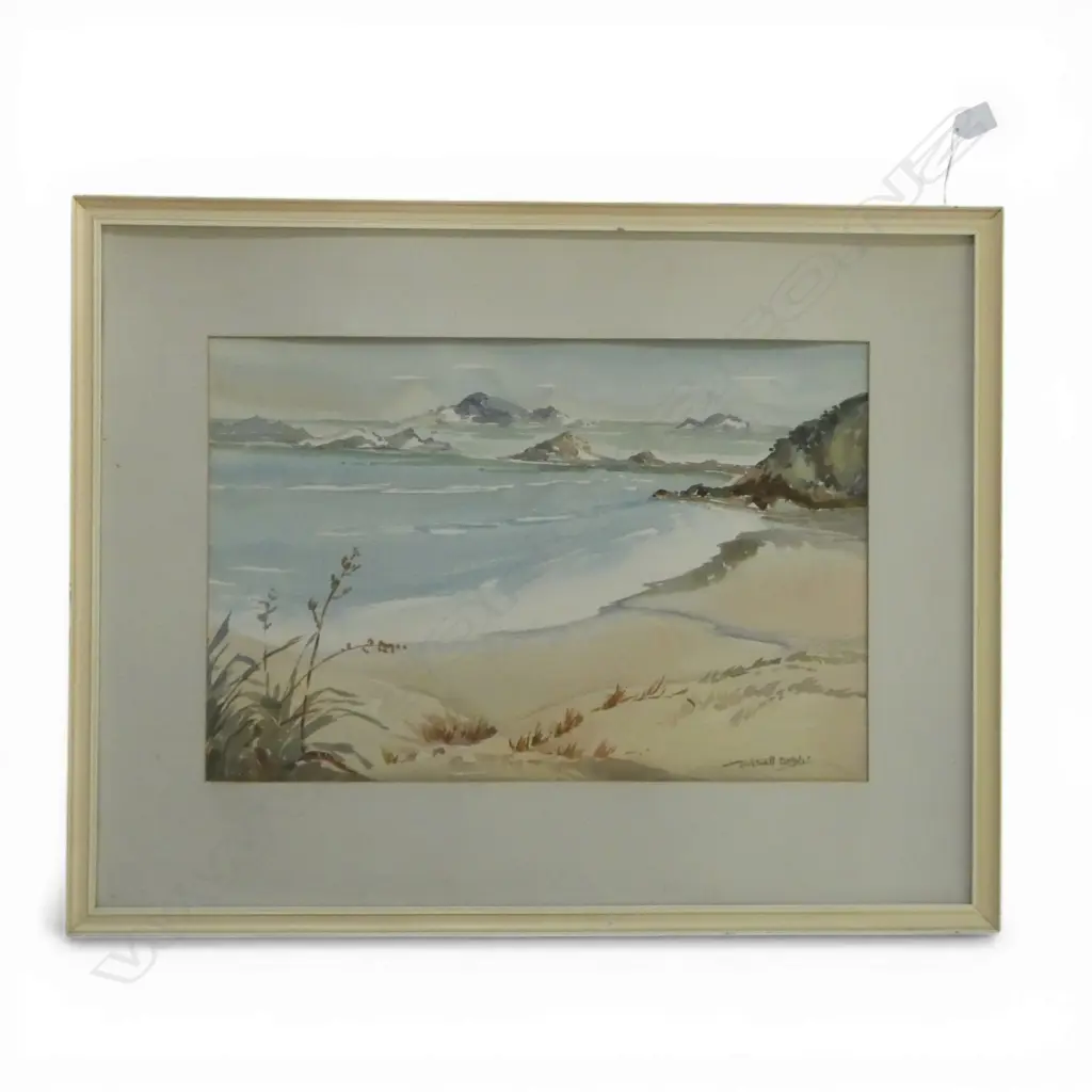 BIRCHNELL DELPH, COASTAL SCENE, WATERCOLOUR, 350x510mm Image 1++