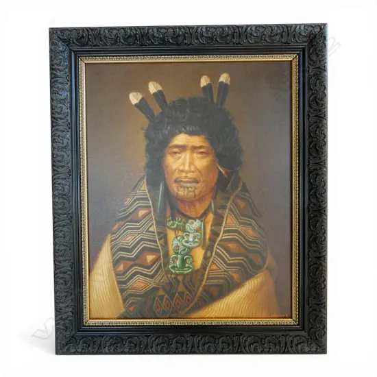 LINDAUER PRINT, RANGI TOPEORA, 440x350mm