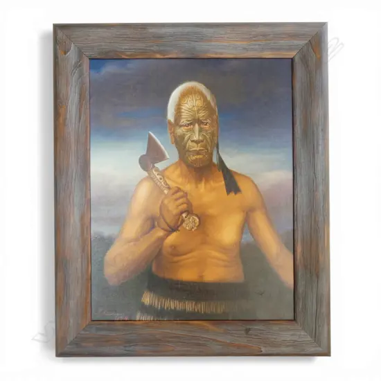 LINDAUER PRINT, TARAIA NGAKUTI TE TUMUHIA, 435x340mm