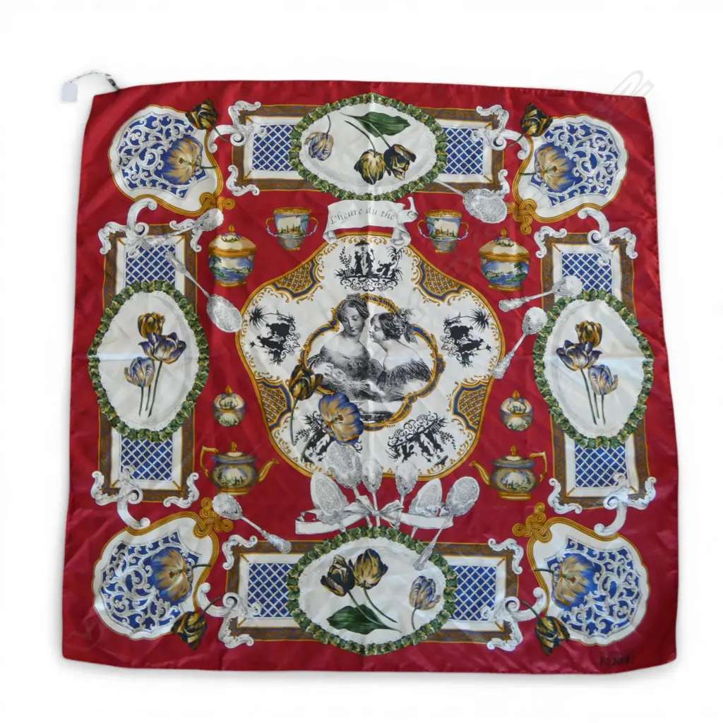 GIANFRANCO FERRE ITALIAN SILK SCARF Image 1++
