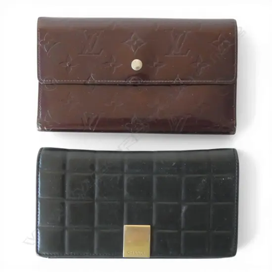 2 WALLETS; LOUIS VUITTON & CHANEL, BOTH SHOWING WEAR W.190mm