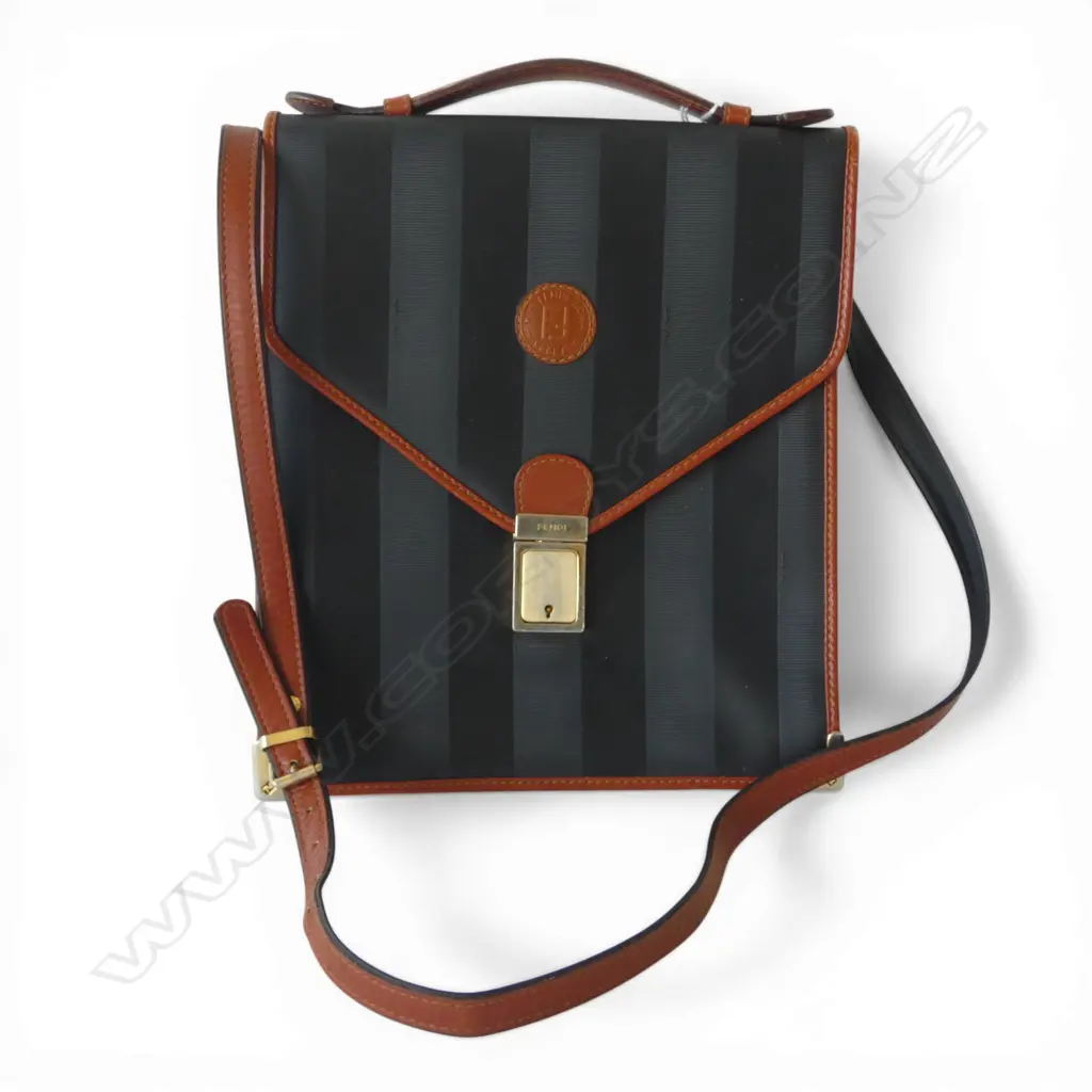 VINTAGE FENDI CARTELLA BAG 300x260mm Image 1++