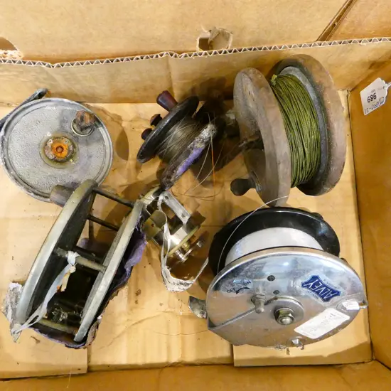 6 ASST. VINTAGE REELS 