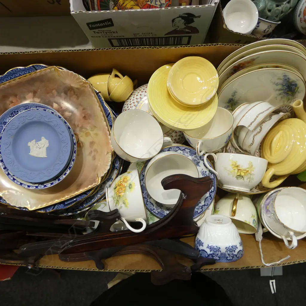 ASST. CHINA & PLATE STANDS etc Image 1++