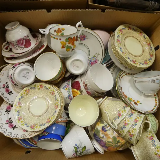 ASST. FANCY CHINA TRIOS etc