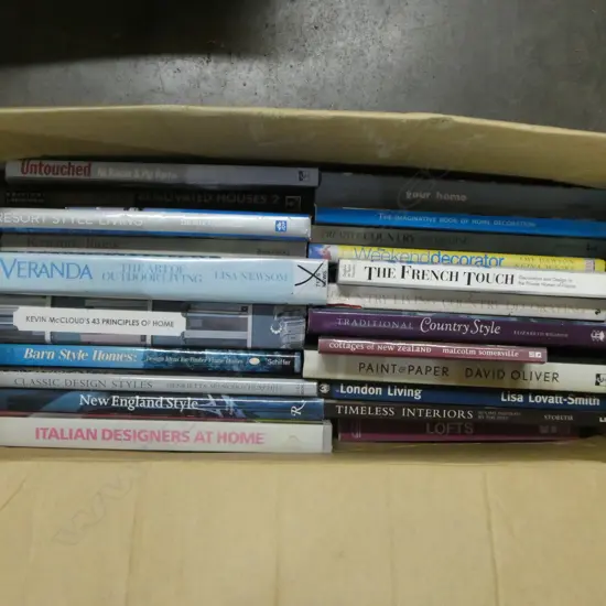 ASST. BOOKS; INTERIOR DESIGN INTEREST