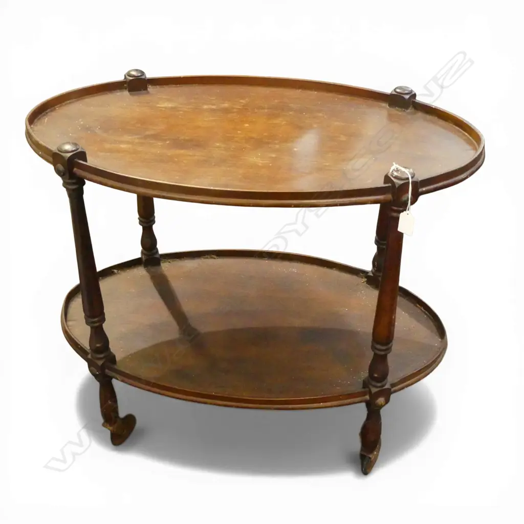 OVAL TEA TROLLEY 780x470x660mm Image 1++