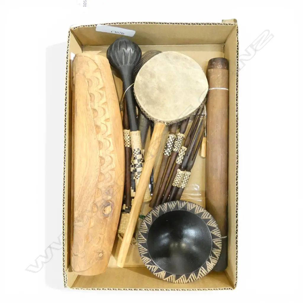 ASST. MELANESIAN WOODEN PIECES Image 1++