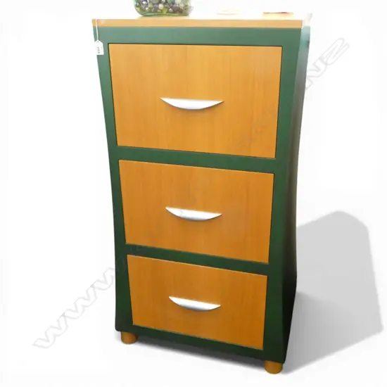 3 DRAWER CABINET BY TERRY NEALE FURNITURE 530x500x1080mm