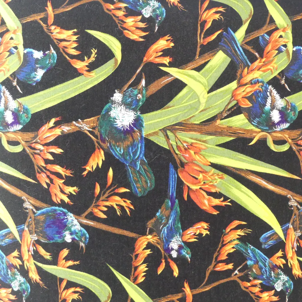 KIWIANA HAND MADE SHADE CERAMIC TABLE LAMP, WORKING, H.560MM Image 1++