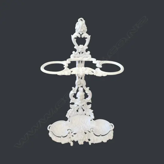 CAST METAL VICTORIAN-STYLE UMBRELLA STAND 750 x 450 mm