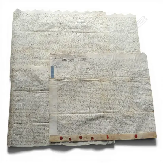 ANTIQUE PARCHMENT DOCUMENTS