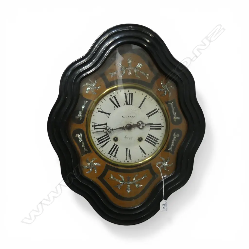 ANTIQUE FRENCH C JANAN MARCIONY WALL CLOCK H.610mm Image 1++