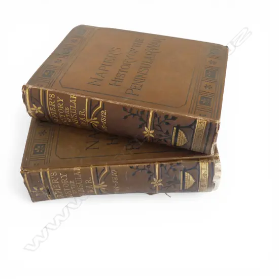 2 COPIES OF NAPIER'S HISTORY OF THE PENINSULAR WAR 1810-1812 
