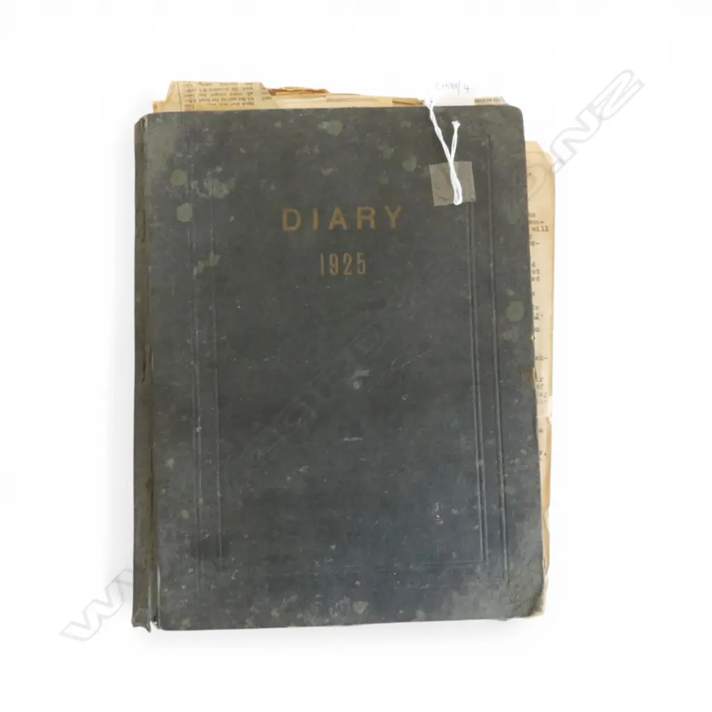 DIARY w. NEWSPAPER CUTTINGS ABOUT CHAPMAN GOLD EXPEDITION CENTRAL AUSTRALIA 1930s Image 1++