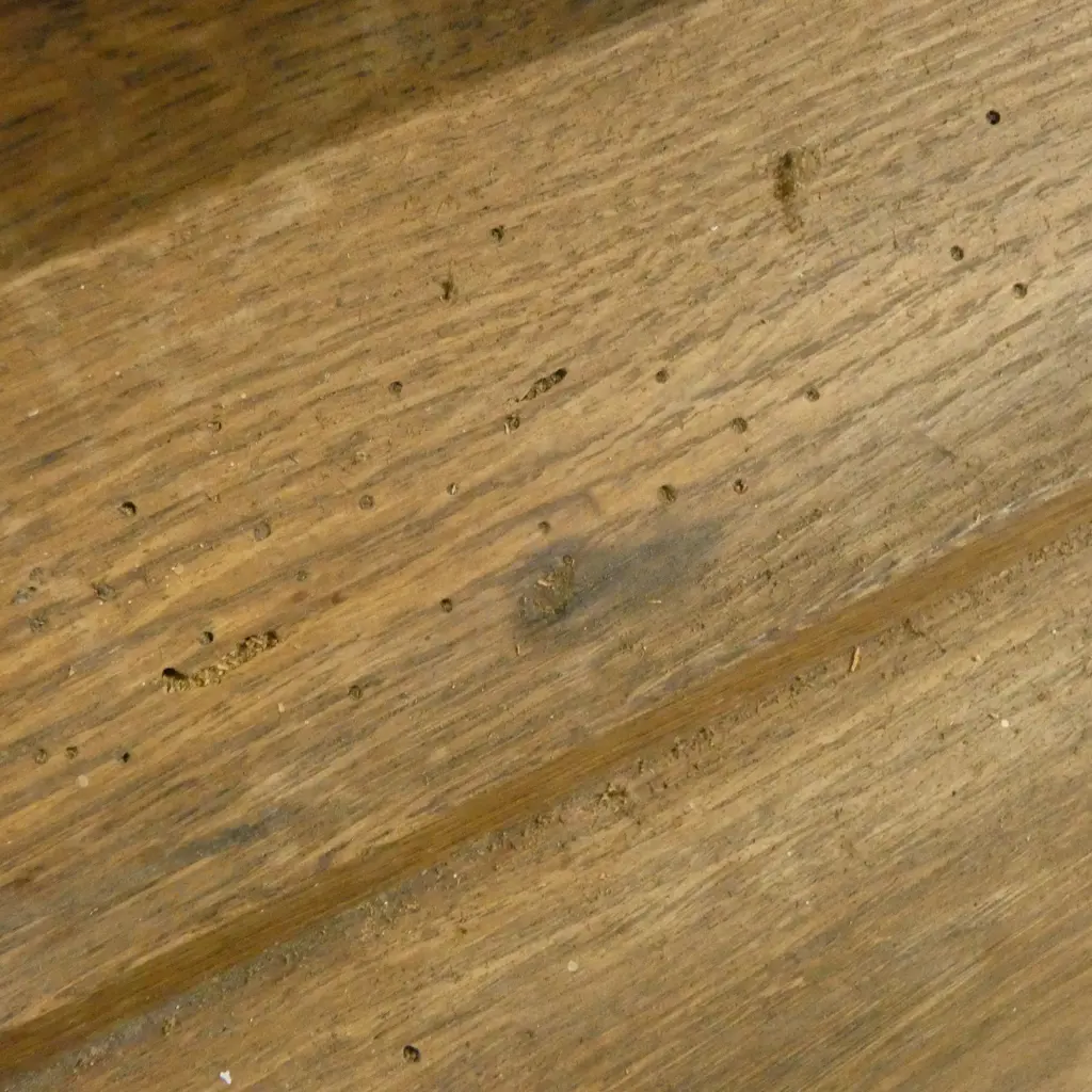 FRENCH EARLY 20thC OAK CHURCH PANELED ALTAR w. 'LAMB OF GOD & SEVEN SEALS' PANEL open back w. later shelf 1920x560x855mm Image 1++